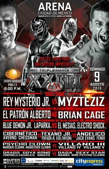 Фильм «AAA TripleManía XXIII PPV» смотреть онлайн фильм в хорошем качестве 720p Фильм «AAA TripleManía XXIII PPV» смотреть онлайн фильм в хорошем качестве 720p